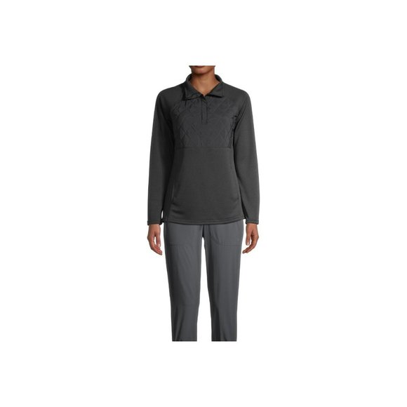 Avia Women’s Active 1/4 Zip Pullover Small, Moisture-Wicking Quilted Workout Top - Picture 3 of 6